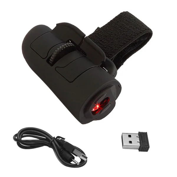 

Wireless Finger Mouse Chargeable Mini Optical Ring Mice for Laptop PC Accessories AS99