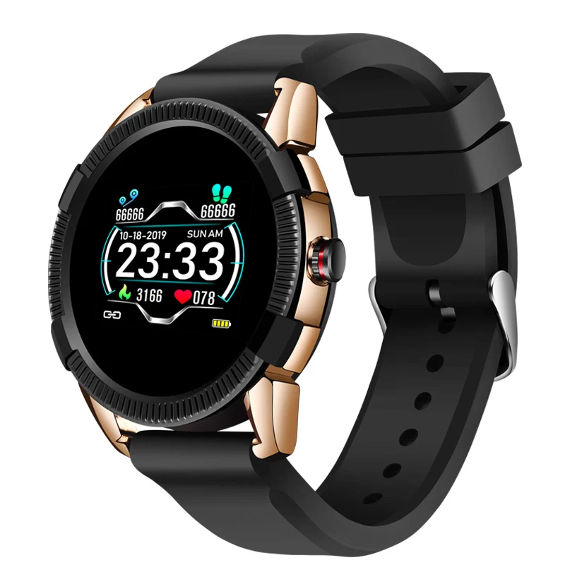 LIGE, Новые смарт-часы для женщин и мужчин, спортивные Смарт-часы, фитнес-трекер, IP67, водонепроницаемые, пульсометр, кровяное давление, шагомер, Android ios - Цвет: Black