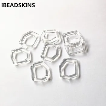 

New arrival! 37x23mm 275pcs Clear acrylic Pentagon shape beads for Necklace,Earrings parts,hand Made Jewelry DIY