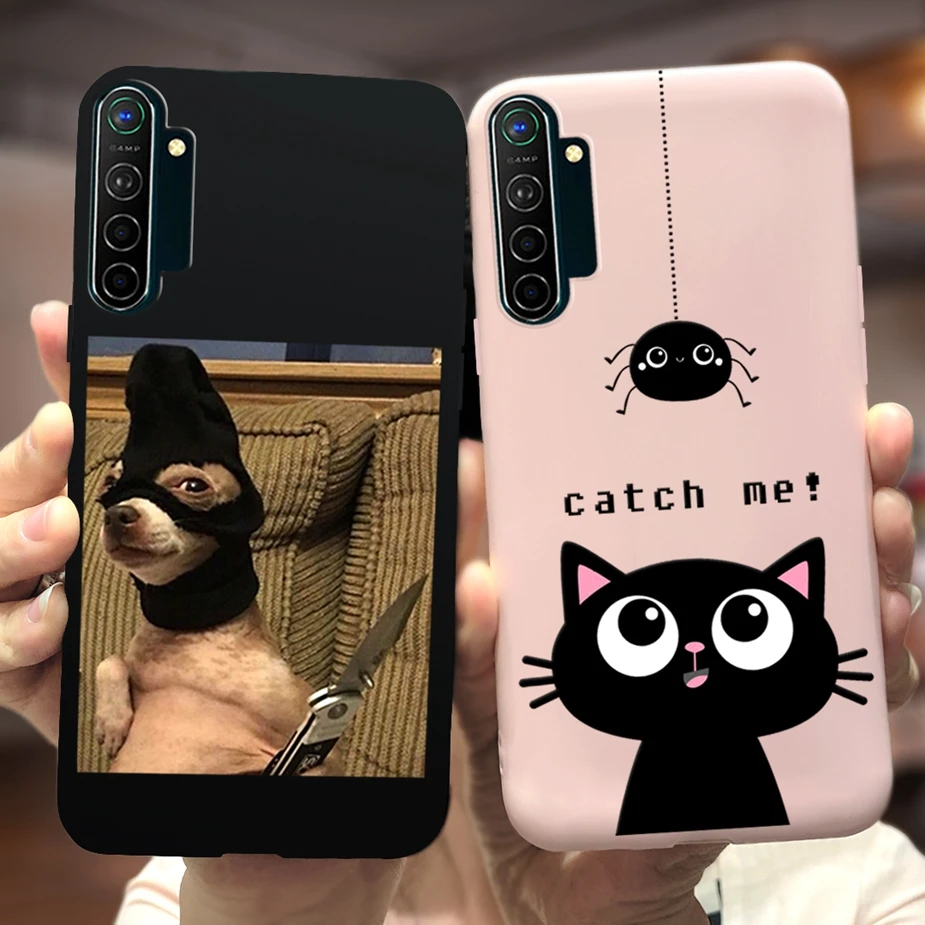 Cute Cartoon Soft Silicone Phone Case Cover for Realme & Oppo Devices