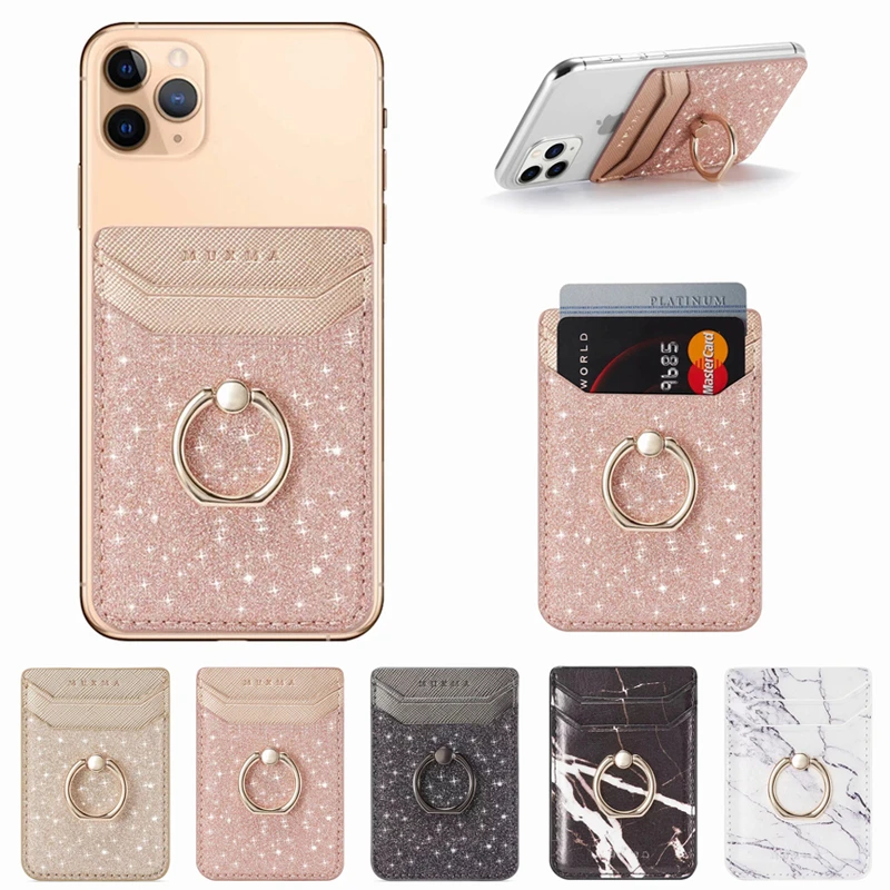 Glitter card holder for back of phone Clearance