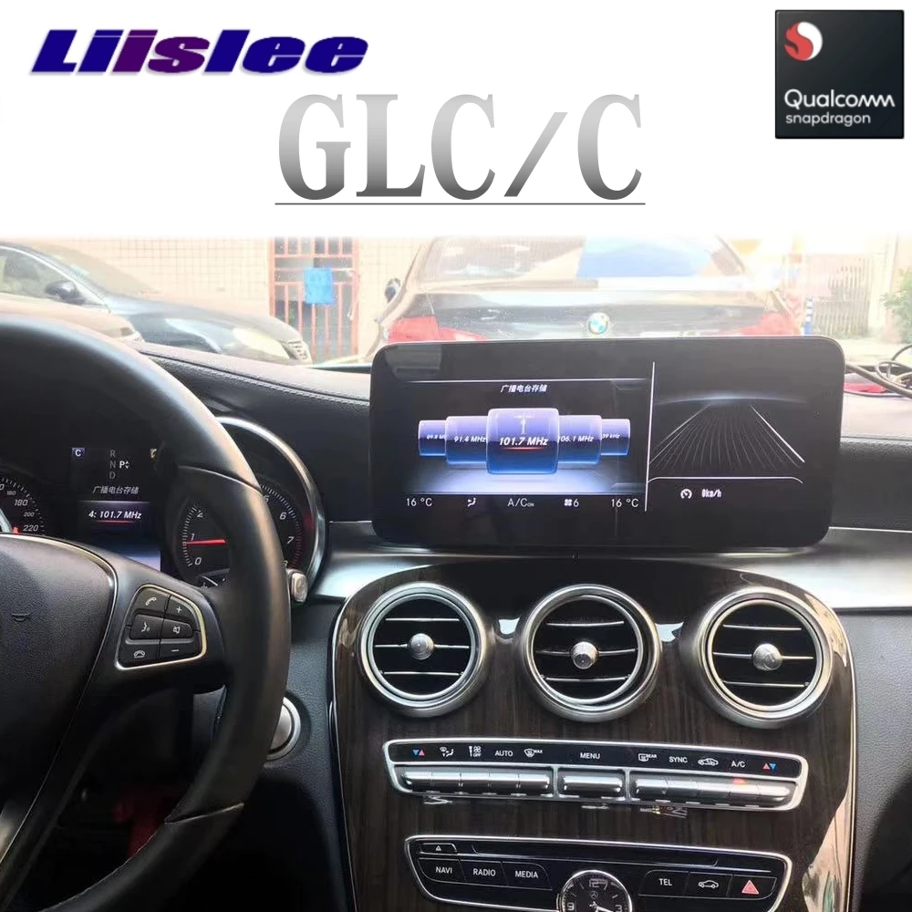LiisLee Автомобильный мультимедийный GPS аудио радио для Mercedes Benz MB C Class W205 A205 C205 S205 2013 ~