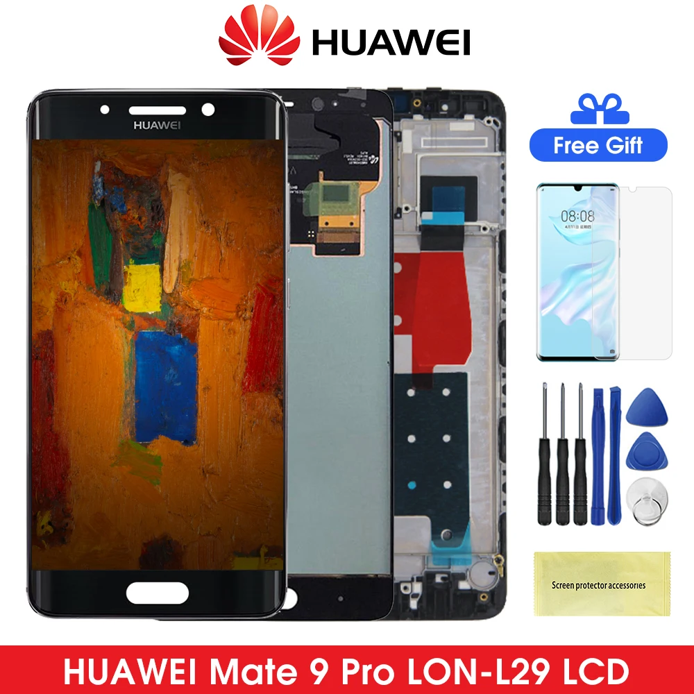 5.5&quot LCD For Huawei Mate 9 Pro Touch Screen Display Digitizer Assembly Parts 9Pro Lcd | Мобильные телефоны и