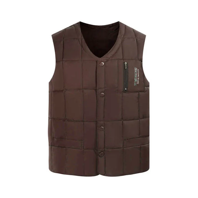 Мужской стеганый мягкий жилет без рукавов пальто куртка XL 4XL|Жилеты и безрукавки|