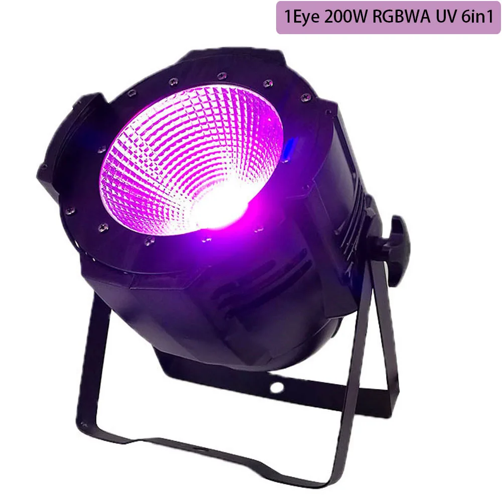 1 шт. 200 Вт COB Stgae светильник 4x100 Вт Led Blinder 100 Вт RGBWA UV 6в1/5в1/4в1/Холодный теплый белый DJ Par Точечный светильник для баров и театров - Цвет: 1Eye 200W 6in1
