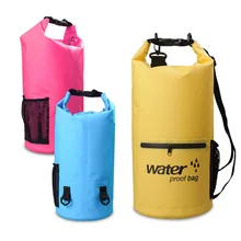 

HUAOSHANG 10L Zipper Waterproof Bag Dry Bag Swimming Storage Bag Rafting Kayaking River Trekking Floating Sport Backpack Bag