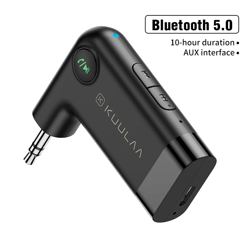 Receptor Bluetooth AptX 5,0 LL 3,5mm, adaptador inalámbrico de Audio para MP3, PC, altavoz para auriculares, micrófono, Receptor Bluetooth