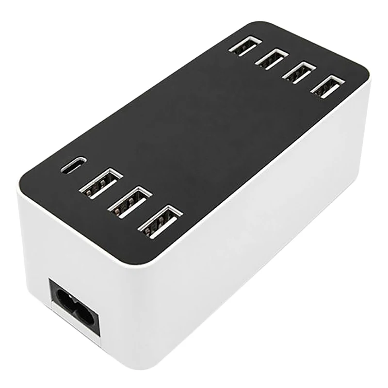Топ 7 портов Usb 1X Тип C зарядное устройство с напряжением тока ЖК-дисплей для смартфона мобильного телефона планшета ПК(ЕС Plug