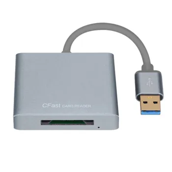 

Aluminum Alloy CFast Card Reader USB 3.0 Memory Card Reader Super Speed USB 3.0 Technology Speed Up Post Production