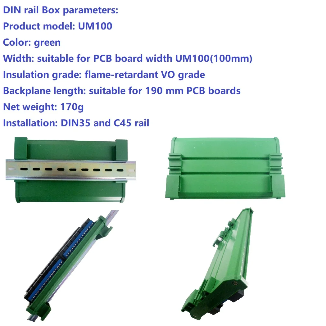 din 35 rail board para plc led 03