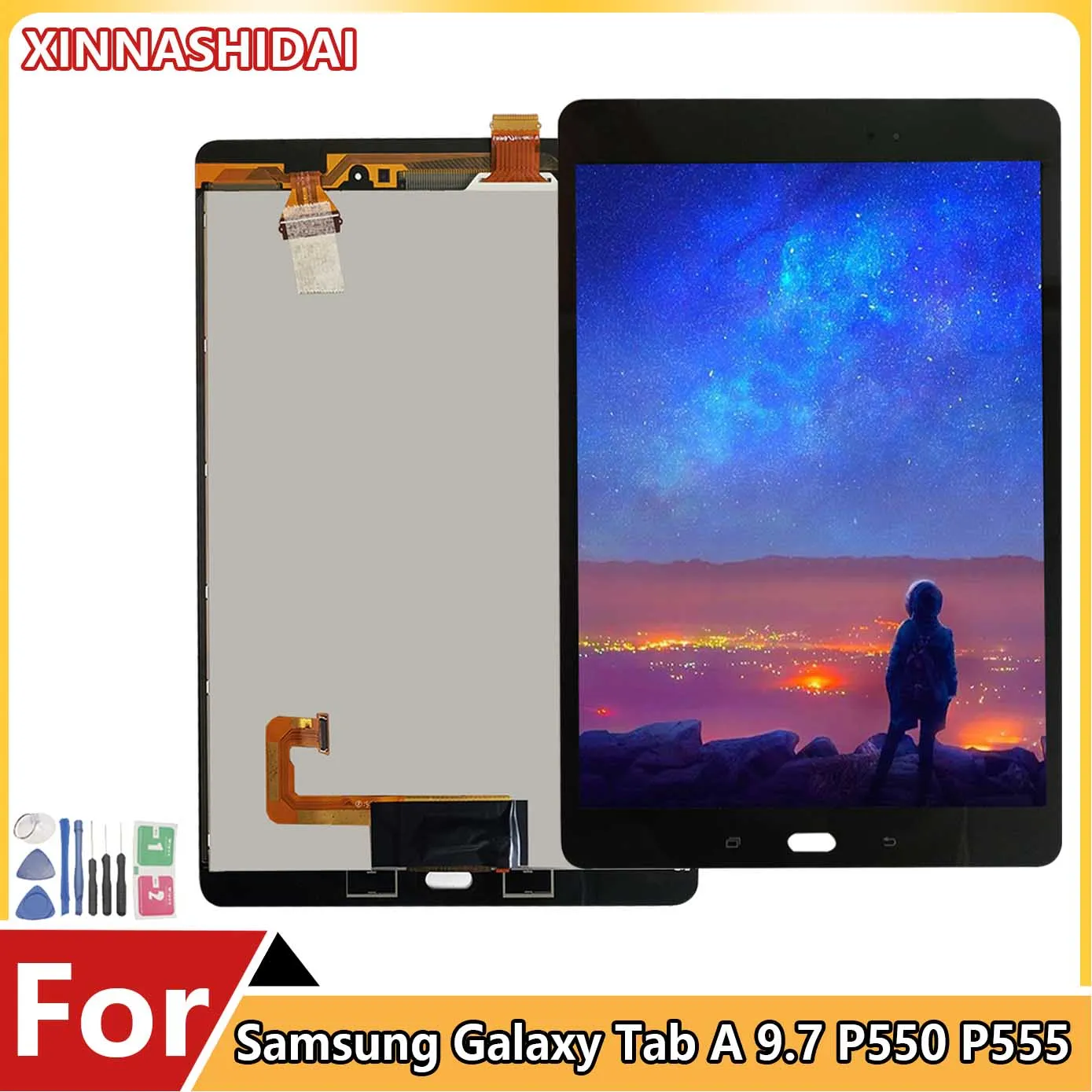 100 Tested Lcd Replacement For Samsung Galaxytab A 9.7 Smp550 Smp555