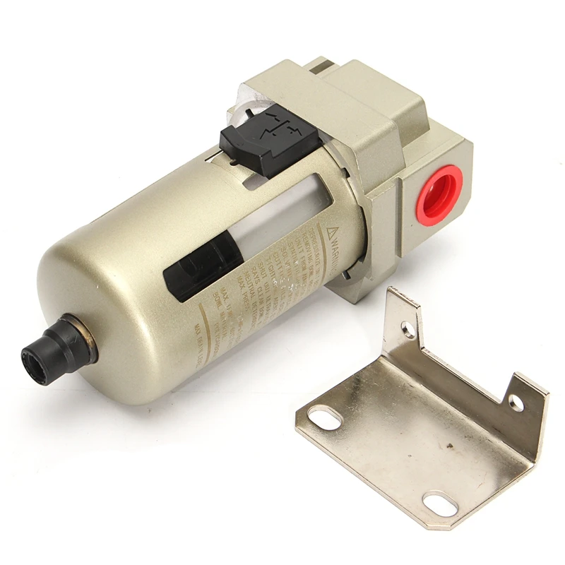 AF4000-04 воздушный фильтр 1/2 "Воздушный встроенный дренажный фильтр компрессор Установка Очистки водонепроницаемый Ловушка-сепаратор