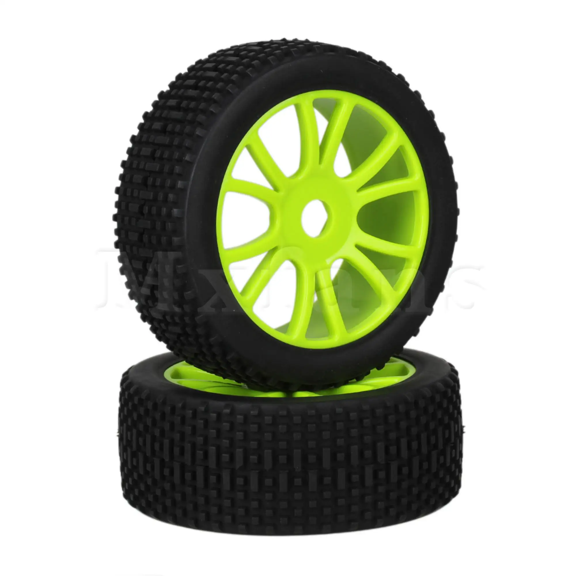 Mxfans 4 x RC1:8 Внедорожник 12 спицевой пластиковый обод колеса + резиновая шина с