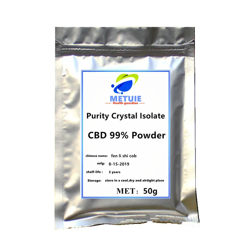 

Natural more than 99% Purity crystal Isolate CBD Powder festival glitter inflammation responses relaxation sleeping and appetite