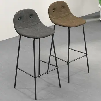 

Bar Chair, Nordic Simple Fabric Soft Bag Bar Chair, Creative High Stool, Bar Stool, Bar Chair, Stool, High Chair