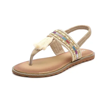 

Women Sandals Summer Beach Roma Leisure Breathable Fashion Clip Toe Dual-purpose Soft Shoes Lover's Shoe Sandals