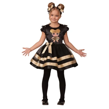 

Carnival costume "Golden Bee", dress, headband with pompoms, p. 32, height 122 cm