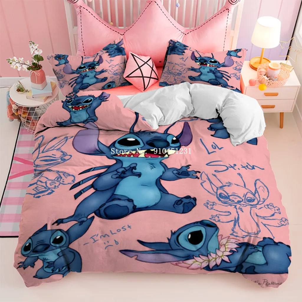 Disney из мультфильма Лило Стич постельное белье мультфильм постельные покрывала