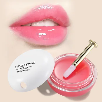 

Hydrating Lip Mask Reduce Lines Sleeping Plumper Serum Remove Dead Skin Anti Dry Moisturizing Repairing Care Film Elasticity