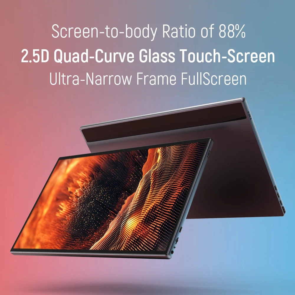 15.6 Inch Wired&Wireless Monitor/2.5D Quad