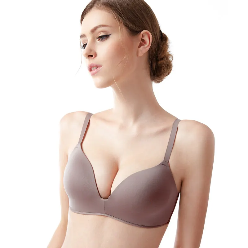 Сексуальное нижнее белье без косточек бюстгальтер пуш ап женский интимное
