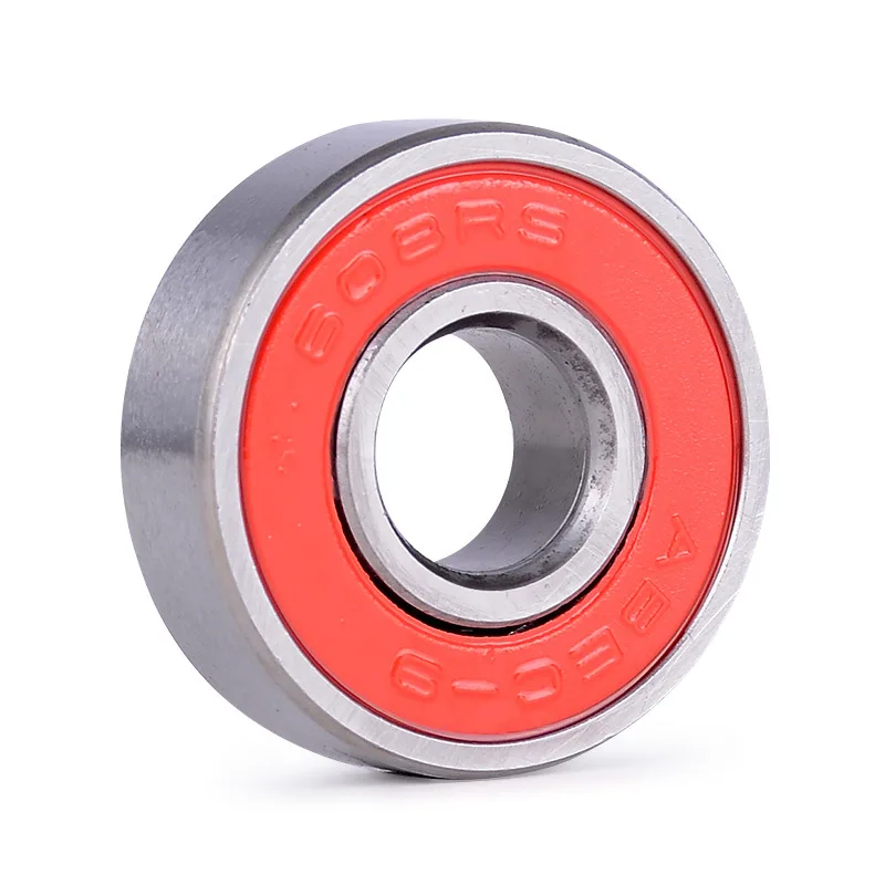 1/10PCs Stainless Steel Bearings High Performance Roller Skate Scooter Skateboard Wheel Bearings Red ABEC 9 Scooter Parts