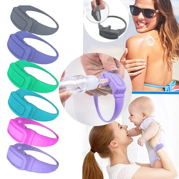 

3Pcs Wristband Hand Dispenser Hand Wash Gel Dispenser Bracelet Wearable Dispenser Pumps Disinfecta Wristband for Kids Adults
