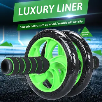

Abdominal wheel Muscle Training Dual Abdominal Exercise Roller Exercise Equipment Abdominal Core Carver Fitness Workout