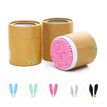 200pcs Bamboo Cotton Swab Wood Sticks Soft Cotton Buds cleaning of ears TamponsMakeup Tools Health Beauty