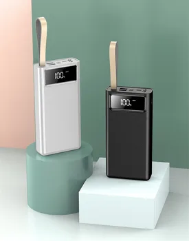 

30000mAh TypeC Micro USB QC Fast Charging Powerbank LED Display Portable External Battery Charger For phone xs max S8 S9 S10E