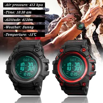 

Men Military Watch Waterproof Wristwatch Altimeter Barometer Thermometer Altitude Men Digital Watches Sports Clock