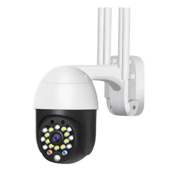 

1080P WiFi IP Camera Sound Alarm Mobile Phone Remote IP66 Pan Tilt PTZ Security Camera with Two Way Audio Night Motion Detection