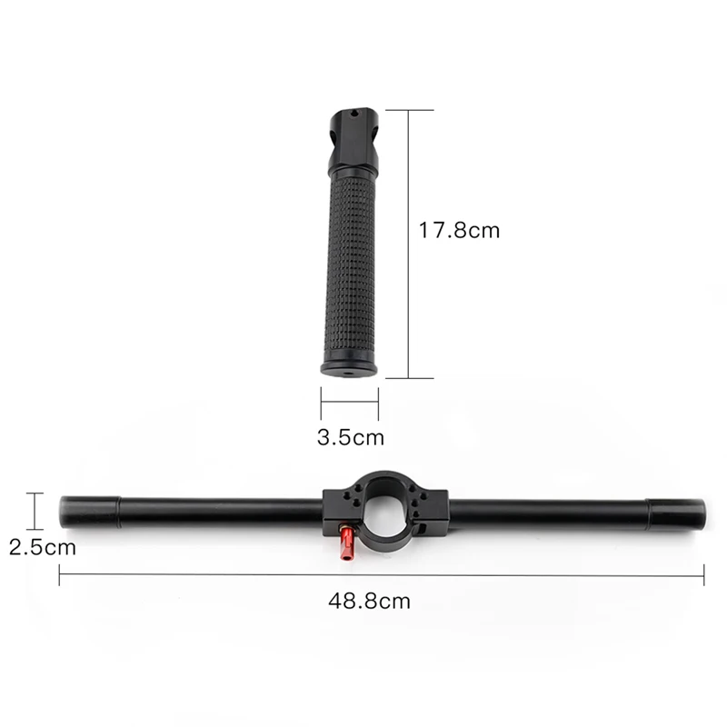 Ronin SC двойной ручной карданный подвес рукоятка ручной Руль для DJI Ronin SC удлинитель крепление двойной ручной кронштейн