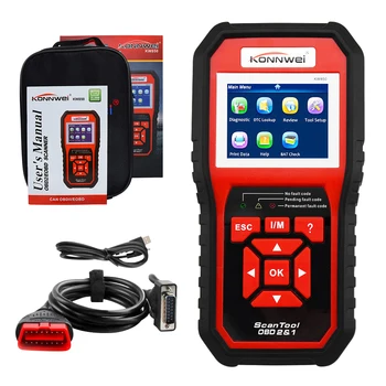 

KW850 OBD2 CAN BUS Code Reader Car Engine Fault Code Reader Scanner Car OBDII Engine ERROR Code Reader Diagnostic Tool Obd