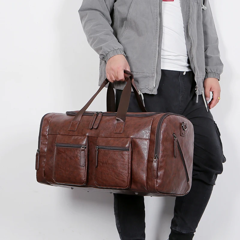 Classical Men Duffle Bag For Women Travel Bags Men Luggage Bag Men PVC  Leather Handbags Large Cross Body Totes264a From Psyyy, $39.05