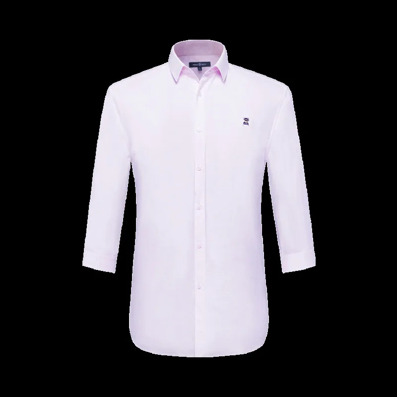 pink Xiaomi Mijia Mike Boy Oxford Spinning Apis Florea Seven FUN Sleeve рубашка - Цвет: pink