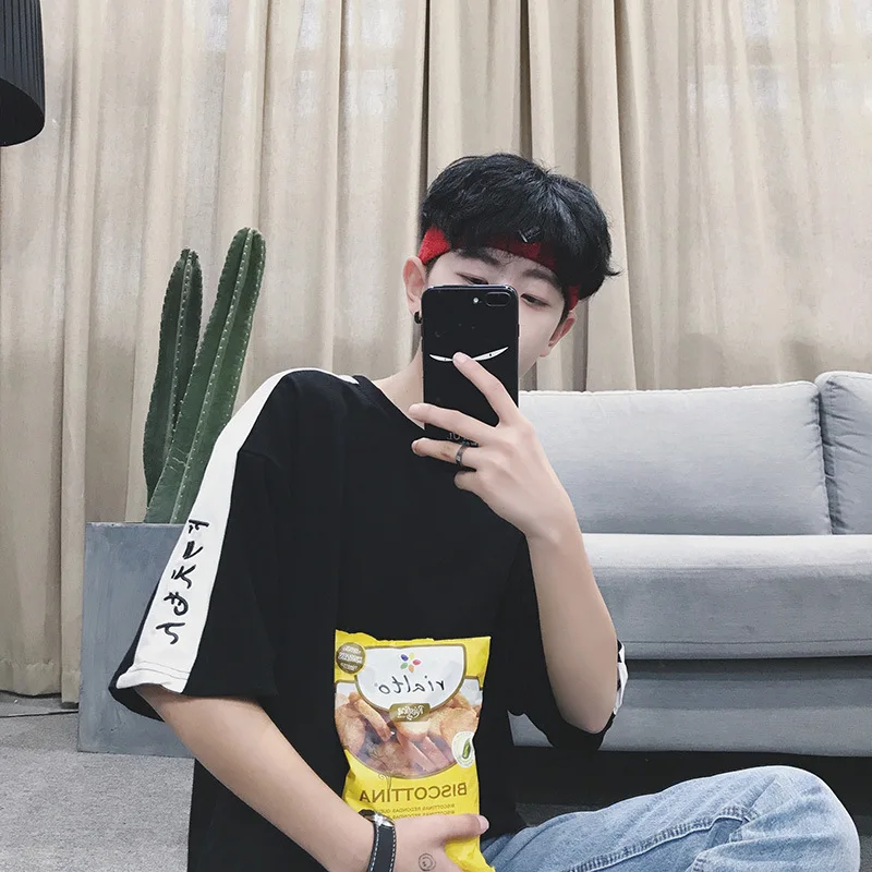 Summer Men's T-shirt Fashion Short-sleeved Men's Leisure Half-sleeved Clothes Pure Cotton Student Underwear Summer Men's T-shirt Fashion Short-sleeved Men's Leisure Half-sleeved Clothes Pure Cotton Student Underwear