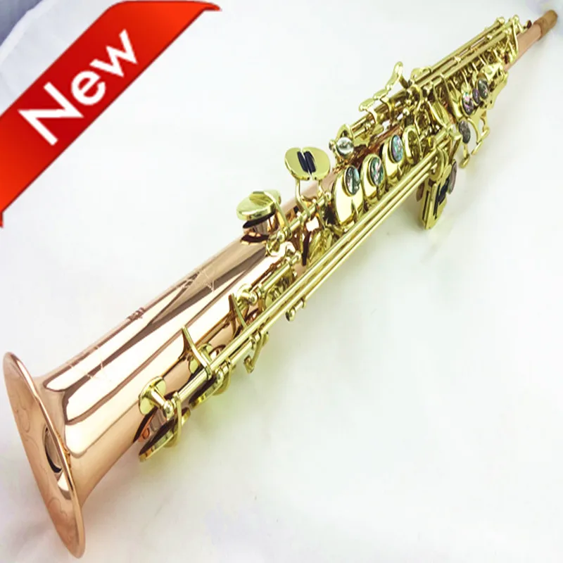 KALUOLIN Top Soprano Phosphorus copper sax B-flat S-901saxophone Music instrument straight soprano saxophone | Спорт и развлечения