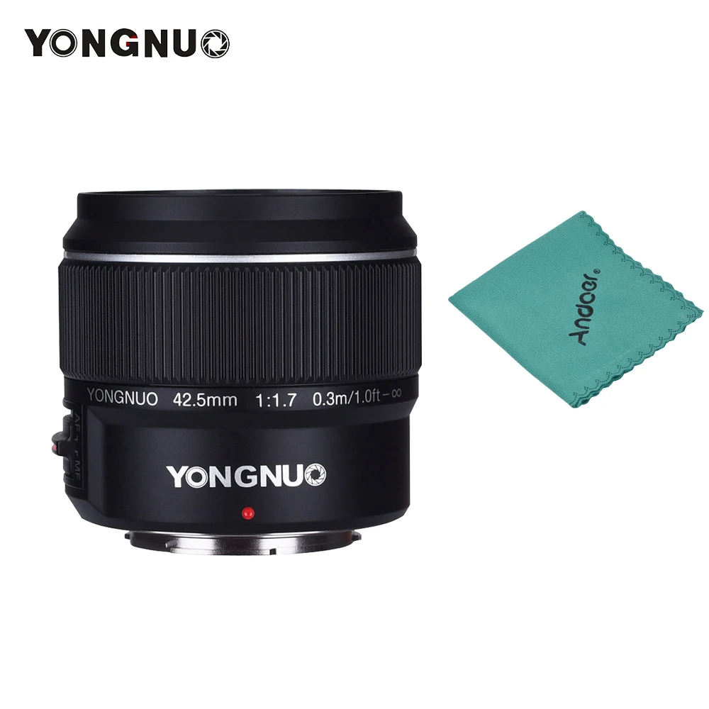 YONGNUO yn42 5 мм F1.7M Большая диафрагма AF/объектив MF стандартный основной объектив для
