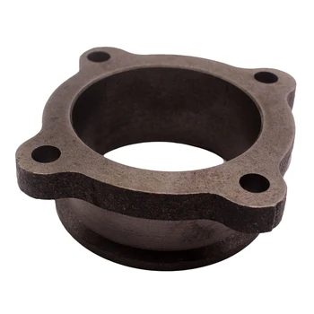 

2.5" 4 bolt to 2.5" V Band Manifold Turbo Charge Adaptor Flange Convert Cast