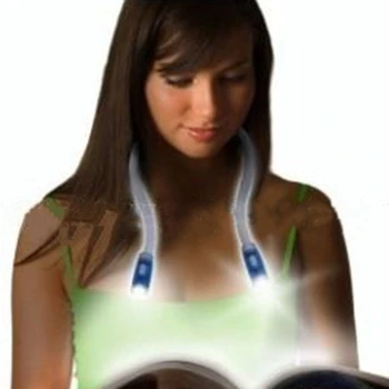 

Mini Reading Lamp Flexible Handsfree Led Neck Hug Light Book Novelty Led Night Flash Light Camping Light Book Lights