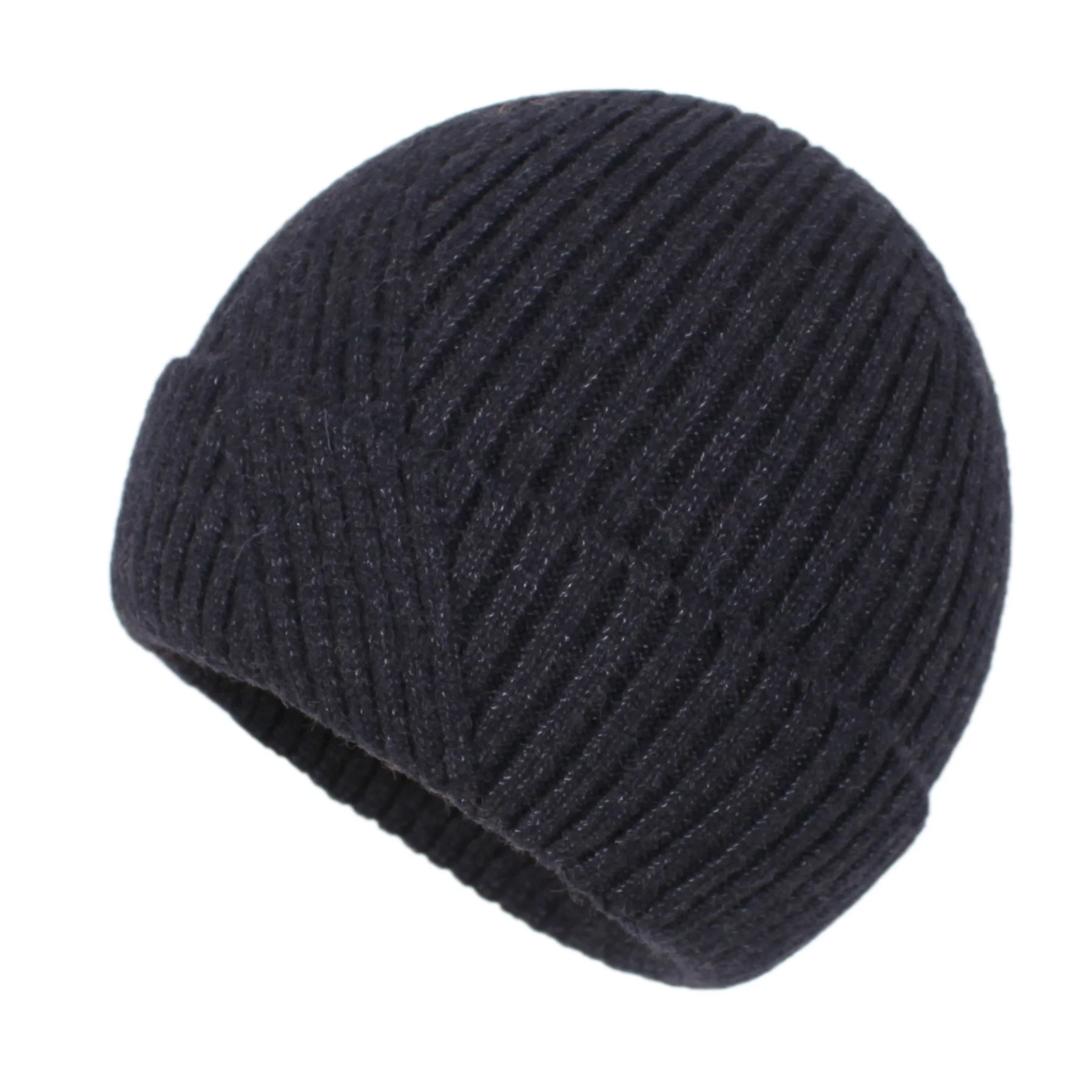 Charcoal Grey Мужские и женские классические модные теплые зимние шапки для мужчин и женщин, Повседневные вязаные шапки с запонками, Кепка с черепом для мужчин и женщин - Цвет: Charcoal Grey
