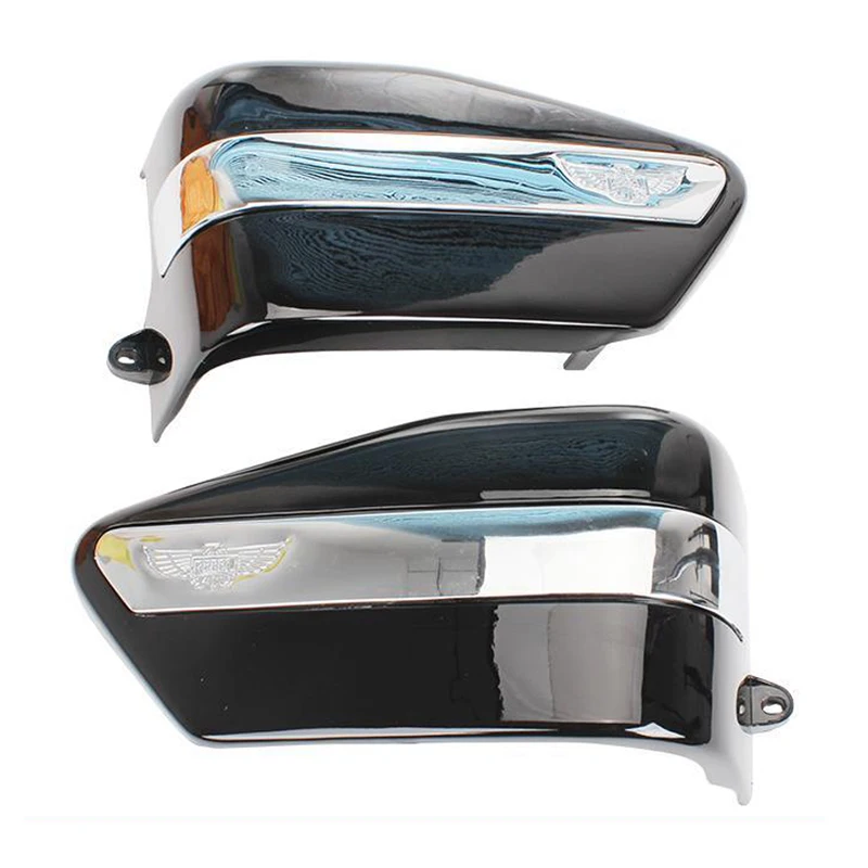 

Motorcycle Parts of Side Covers Battery & Tool Panels for Honda CA250 Right Left 1 Pair ABS Material Chromed Black Color