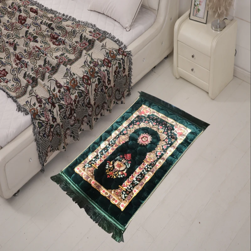 75x120 см мусульманский коврик для молитвы напольный коврик садовый паломничества большие ковры для гостиной, для дома, гостиной Спальня прикроватный Прямоугольный Коврик - Цвет: 03