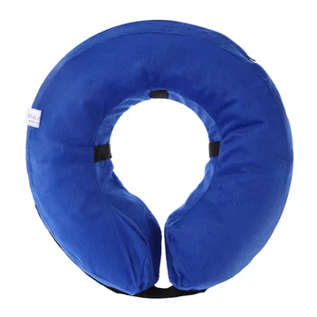 

Inflatable Pet Cat Dog Recovery Protective Collar Cones Comfortable Dog Kitten E-collar with Magic Tape Zipper