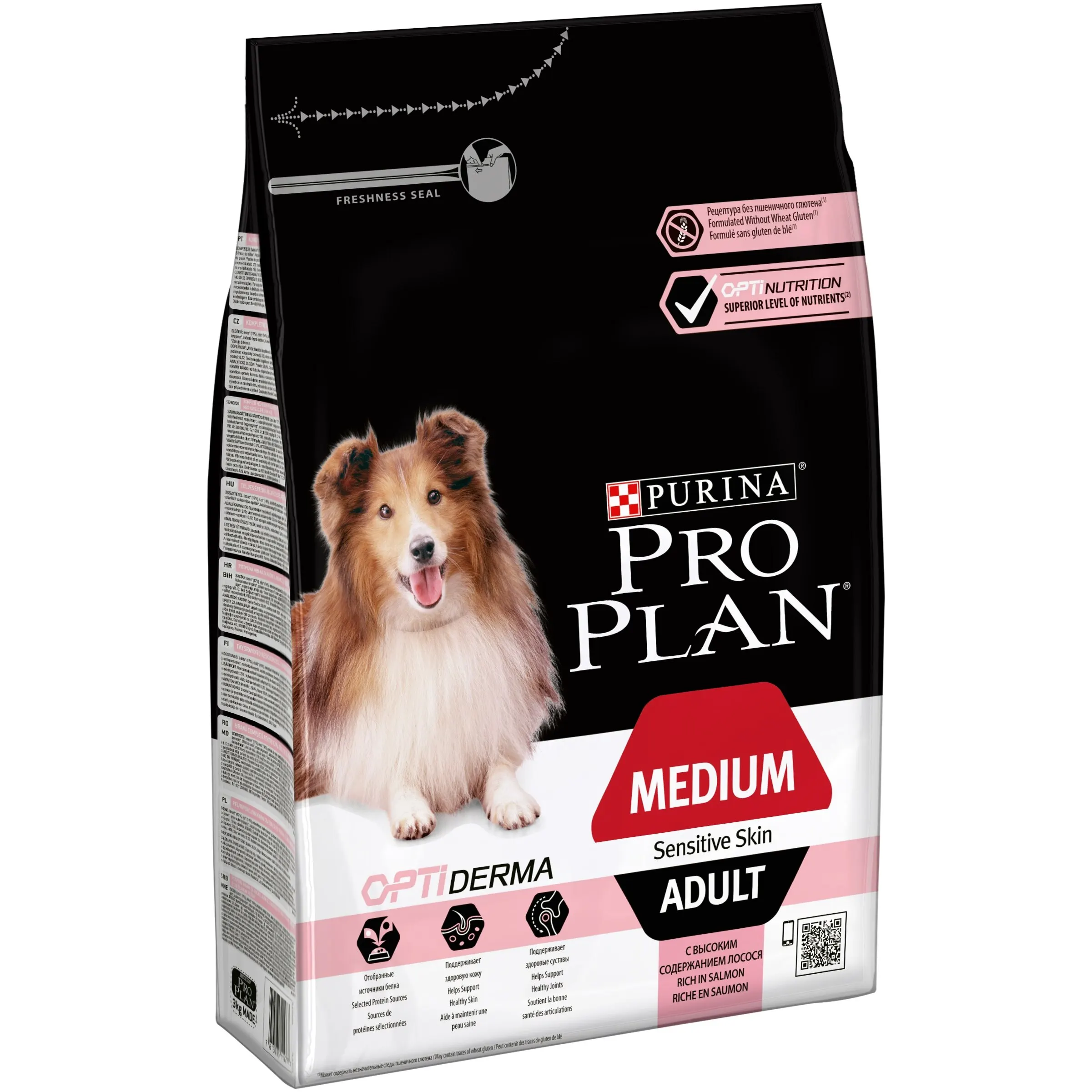 Pro Plan Dry Food For Adult Dogs Of Medium Breeds With Sensitive Skin