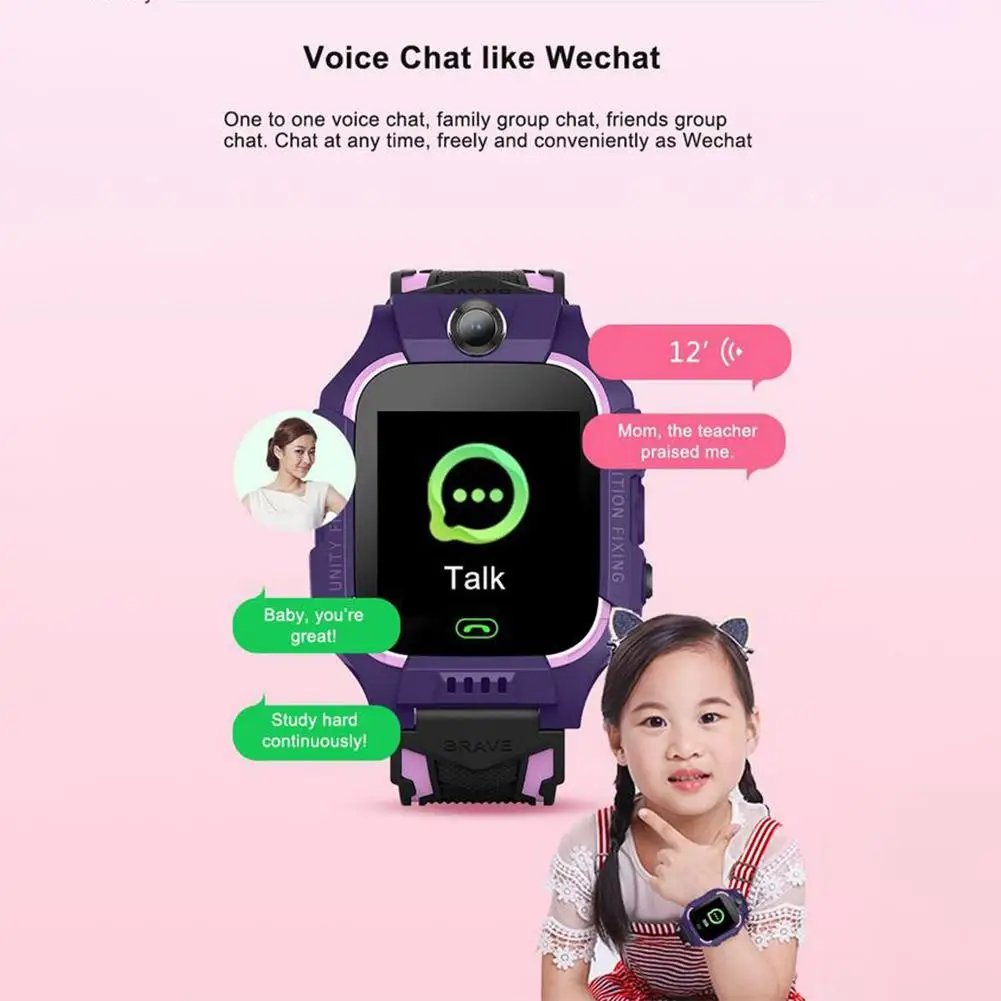 Beste Q19 Smart Horloge Kids LBS Positionering Lacation SOS Camera Telefoon Smart Baby Horloge Voice Chat Smartwatch VS Q02 Q528