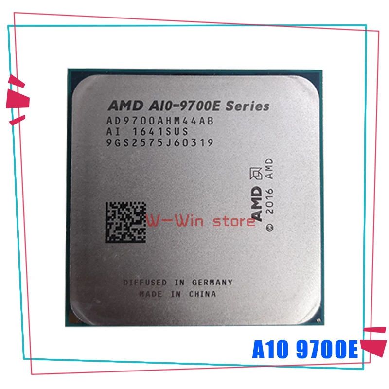 AMD A10-Series A10-9700E A10 9700E 3 0 ГГц Quad-Core Процессор процессор AD9700AHM44AB гнездо AM4 satmak 9700 |
