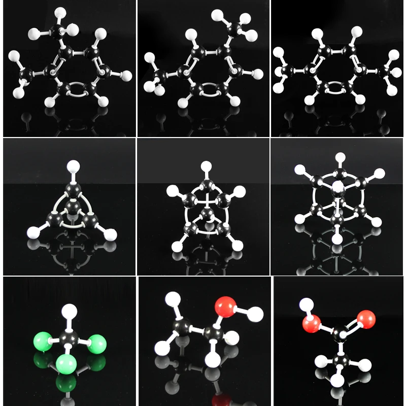 

Organic and inorganic chemical molecular structure model ball stick scale model crystal demonstration experimental equipment