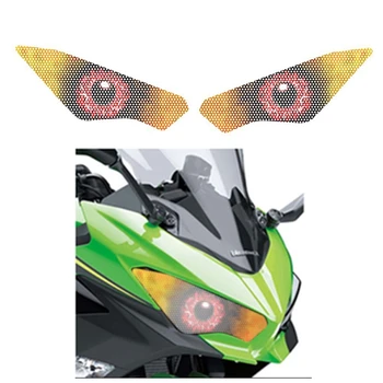 

Motorcycle Headlight Protection Sticker Headlights Eye Body Sticker Fit for KAWASAKI NINJA400 NINJA 400 2018 - 2020 B